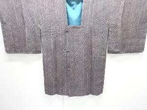 未使用品　のり散らしに更紗模様道行コート